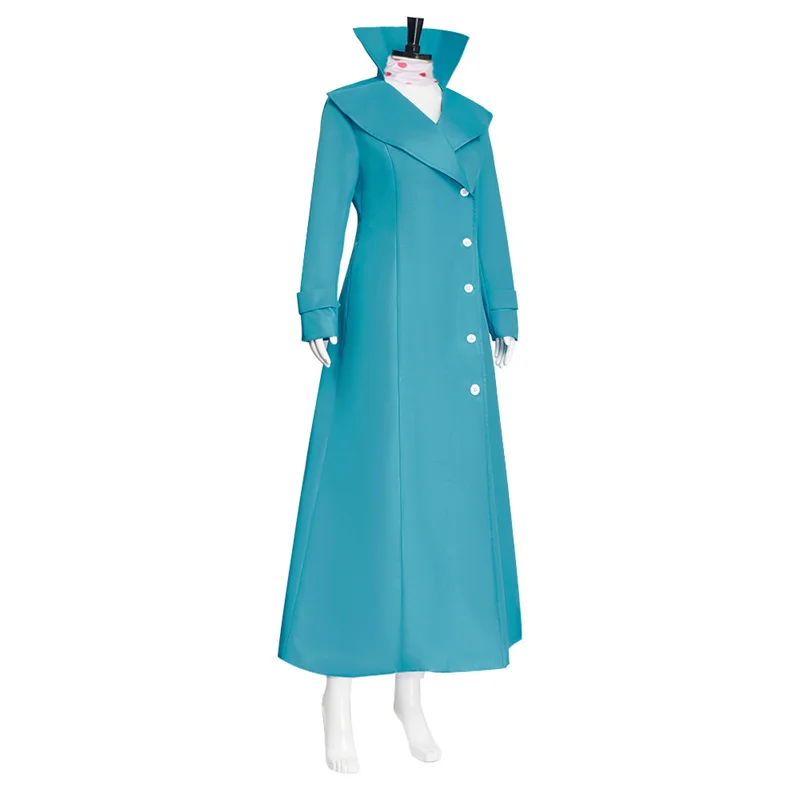 Anime Lucy Wilde Cosplay Costume Coat Long Trench Coat Scarf Full Set Halloween Role Play Performance Carnival Stage Suit Outfit - view 3