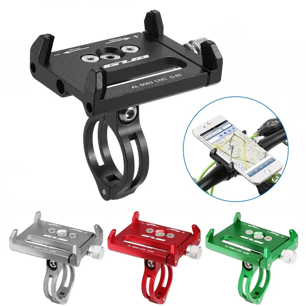 AliExpress untoom Untoom Aluminum Universal Bicycle Phone Holder Bike Motorcycle Handlebar Clip Stand Mount Bracket for 3.5-6.2 inch Smartphone
