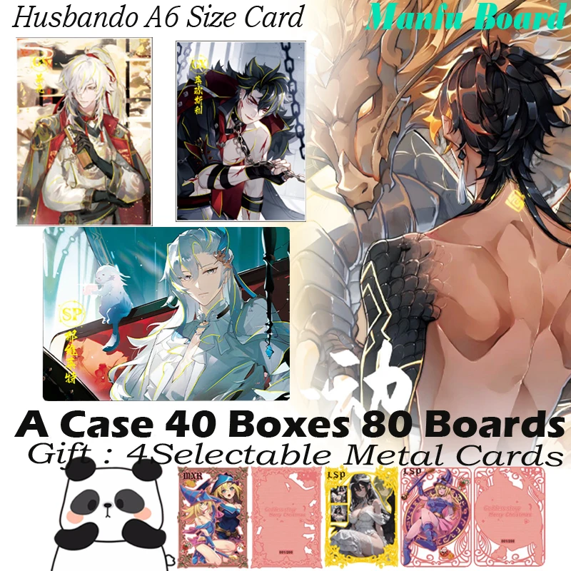 New Menfu A6 Size Card ONEKA.R Hobby Husbando Collection Card Doujin Booster Box Girl's Toy Board Game Rare Card Birthday Gifts