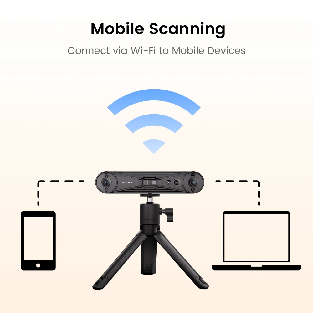 Revopoint Inspire 2 Wireless Handheld 3D Scanner for 3D Printing