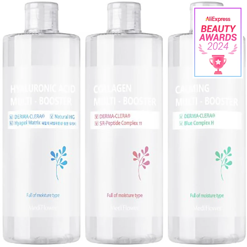 Ampolla multibougar de ácido hialurónico/colágeno/Kaming de gran capacidad, 500ml, 3 tipos de vehículo, 1/paquete de modelado, sistema esencial