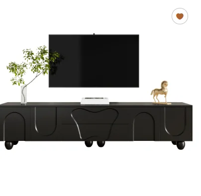 180 cm witte tv-kast met houten poten – Een minimalistische en elegante tv-kast met veel opbergruimte en uniek design