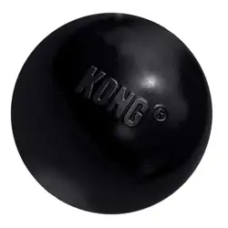 KONG - Extreme Ball - Durable Rubber Dog Toy for Power Chewers, Black