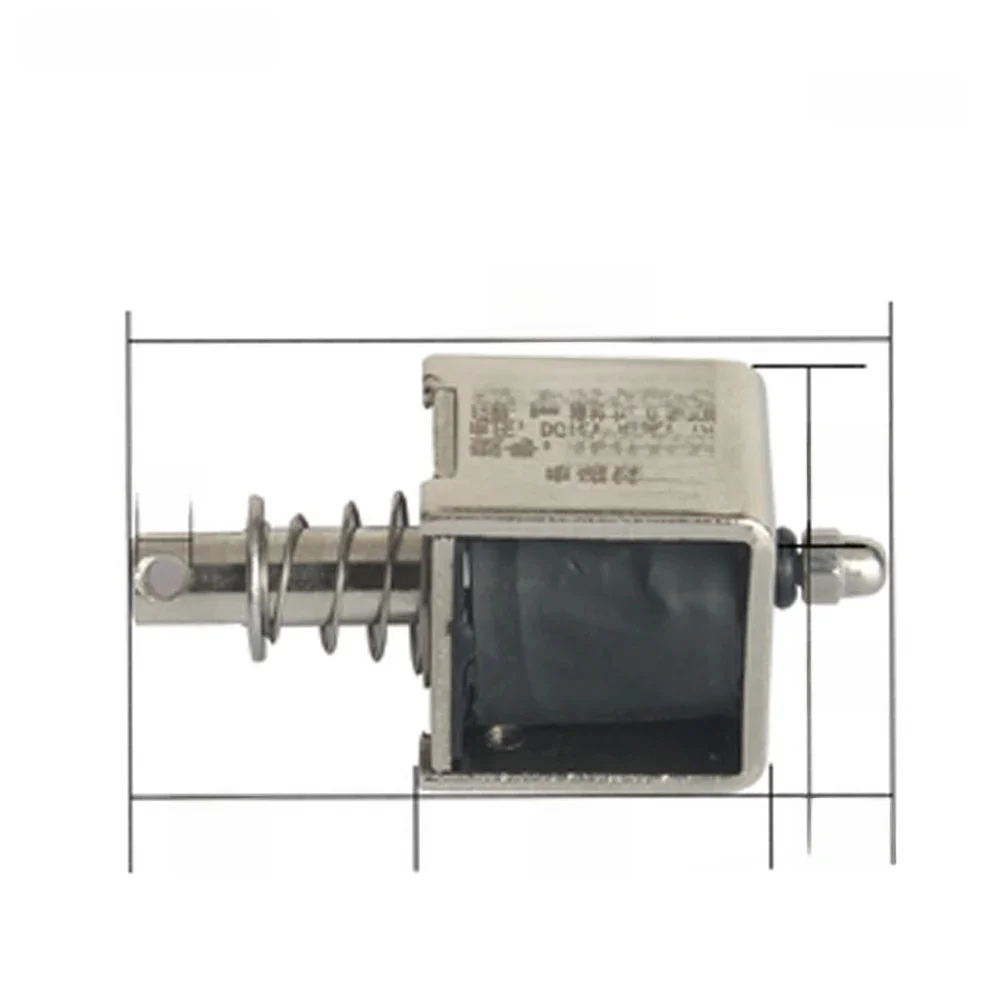 0826B DC Suction Micro Electromagnet Spring Push Pull Type Rod Solenoid Magnet