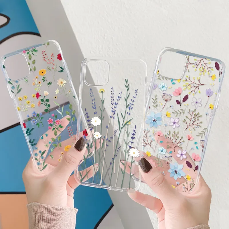 Blume Telefon Fall für Xiaomi Mi 11 Lite 5G Fall Redmi 9T Note 10 11 12 Pro Funda Mi 11T 11 12 10T