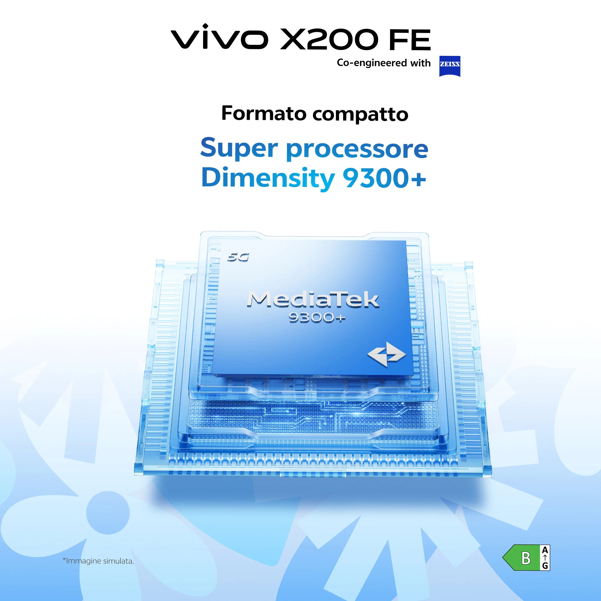 Vivo X200FE 5G, Teléfono con Cámara ZEISS, Lente Teleobjetivo de 50MP, Pantalla Master Color de 6.31 «, 12 + 12GB de RAM, 512GB de ROM, Dimensity 9300+, IP68 + IP69, Batería de 6500mAh, Carga Rápida de 90W, NFC 6