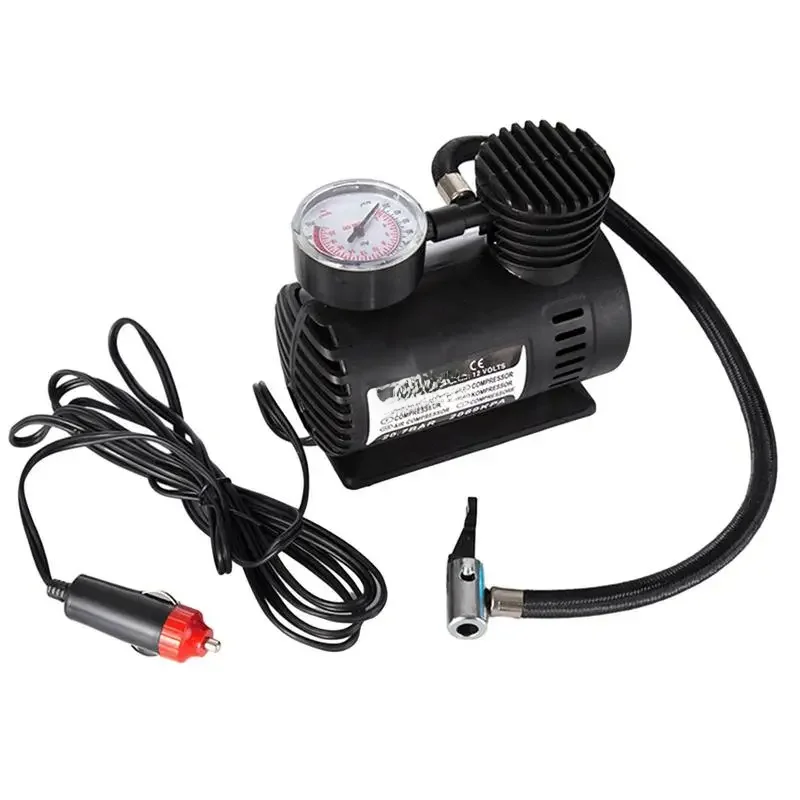 AliExpress Goxfaca Portable Tire Air Injector 300PSI 12V Air Compressor Pump Car Tyre Inflator Pump Car Wheels Inflator For Bicycle Motorcycle