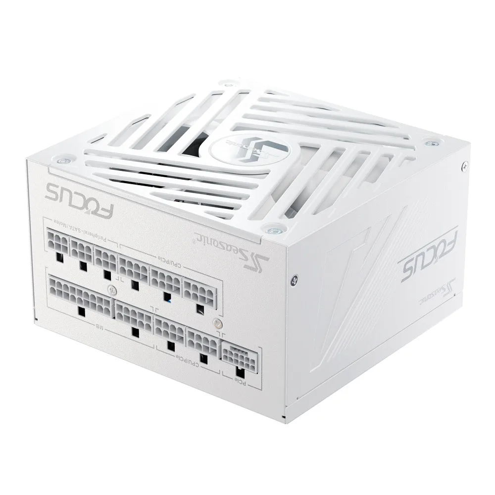 Sisonic New Focus V4 Gx-1000 Gold وحدات كاملة Atx3.1 أبيض / مصدر طاقة للكمبيوتر / منتج كوري أصلي / شحن محلي