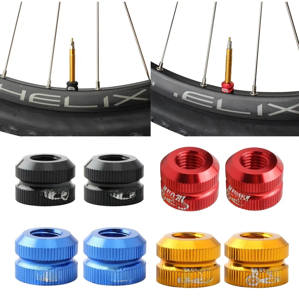 AliExpress SONONIA 1Pair Bicyle Inner Tube Valve Nuts with Sealed O Rings Vacuum Tire Presta Bike Tire Repair Maintain Accessories