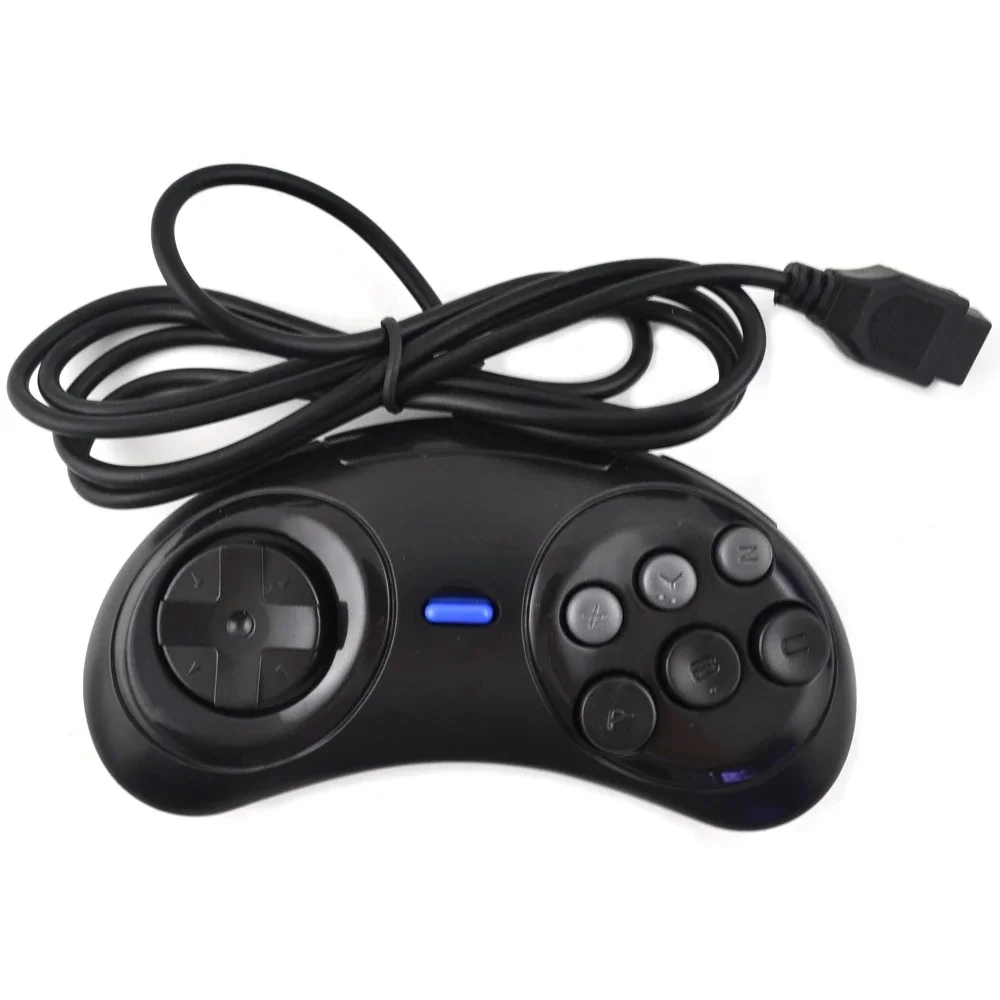 Manette de jeu pour SEGA Genesis, contrôleur de poignée 16 bits, manette de jeu 6 boutons pour SEGA MD, accessoires de jeu