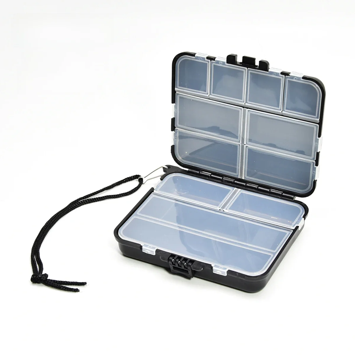 Boîte de matériel Double face, boîte de rangement d'accessoires de matériel de pêche, boîte d'appâts de pêche Mino dur appât crayon calmar faux appât boîte