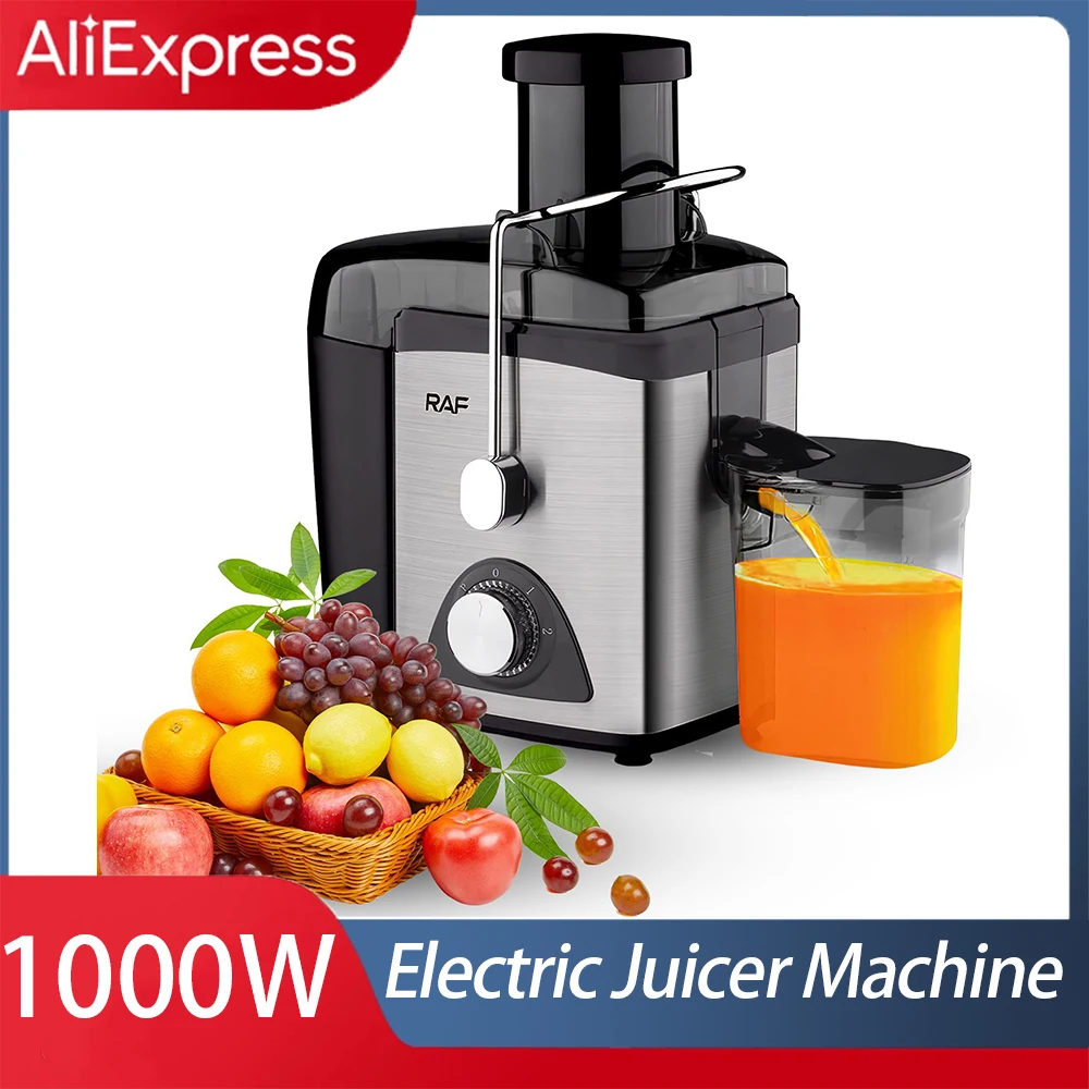 Electric Juicer Machine 1000W Juicer With Wide fall rice Separation Anti-Drip 2 Speed Setting snow Portable Blender