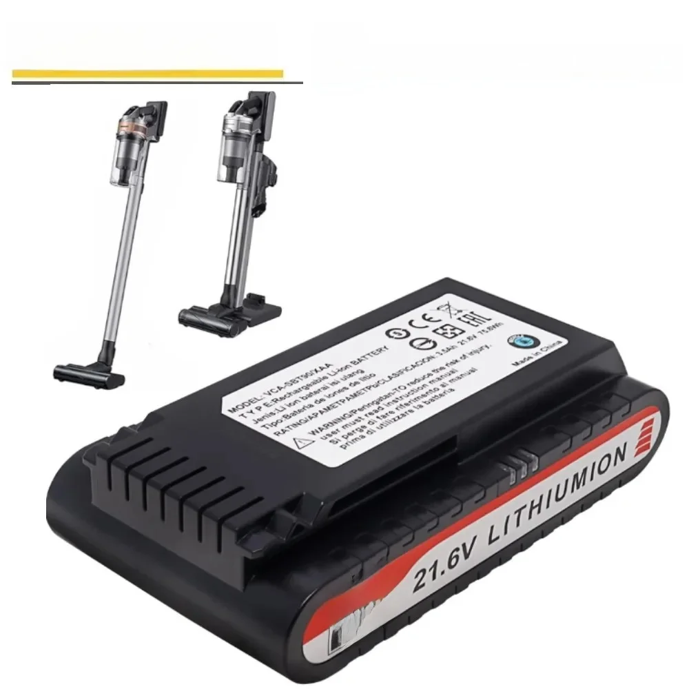 21.6V 3500mAh Replacement Vacuum Cleaner Li-ion Battery for Samsung Jet 90/Jet 75 Pet/Jet 75 Cordless Stick Vacuum VCA-SBT90/XAA