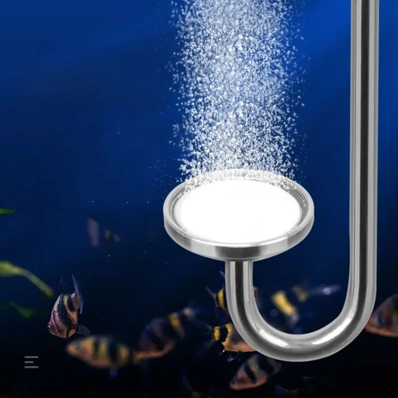 Pompa powietrza ze stali nierdzewnej Kamień piaskowy Akwarium Pompa tlenowa Kamień świeżego powietrza Nano Bubble Bar Akwarium Pompa napowietrzająca do akwarium — zdjęcie 2