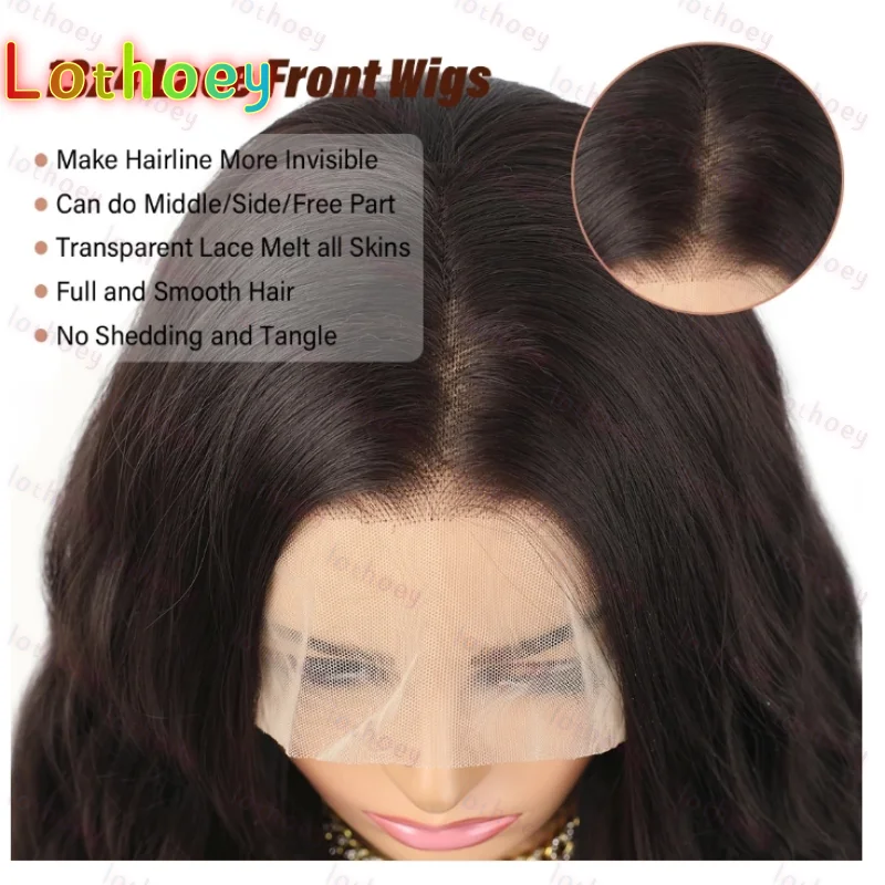 Прозрачный передний парик шнурка, кукурузная волна, черный светлый парик с омбре для женщин, естественная линия волос, 100% человеческие волосы