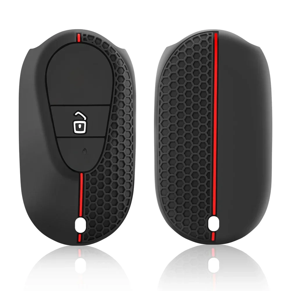 Coque de protection en Silicone pour clé télécommande de voiture, pour Mercedes Benz C S A classe W206 W223 S350 C260 C300 S400 S450 S480 S500, accessoires