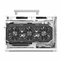 METALFISH T60 Mini ITX White Case 9L Acrylic Or Mesh Side Panel Compact transparent PC Support SFX PSU/300mm GPU 6