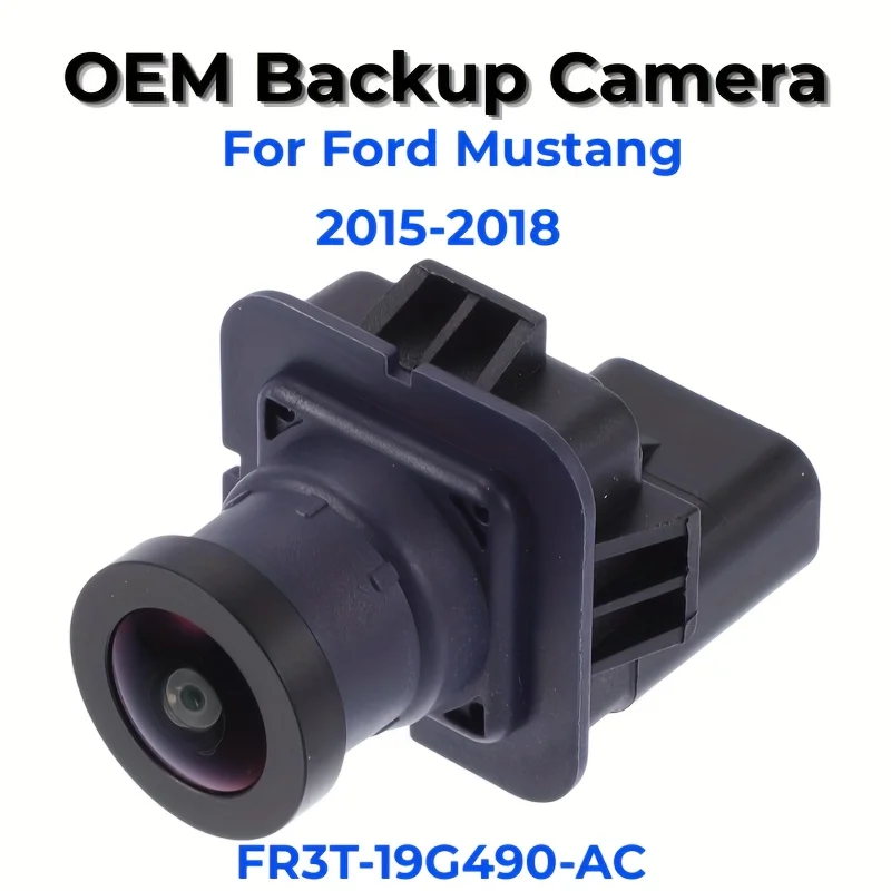 Backup Camera Rear View Camera Reverse Camera for Ford Mustang 2015 2016 2017 2018 Replacement FR3T-19G490-AC