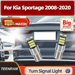 2Pcs Front Turn Signal Light 1157 P21 5W LED Plug And Play Car Lamps Bulbs For Kia Sportage 2008-2015 2016 2017 2018 2019 2020