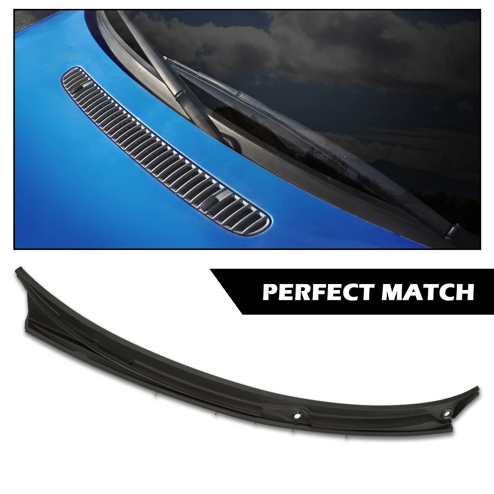 

Нижняя крышка капота двигателя-решетка стеклоочистителя, подходит для 97-06 Bmw 323I 328I E46, черный пластик