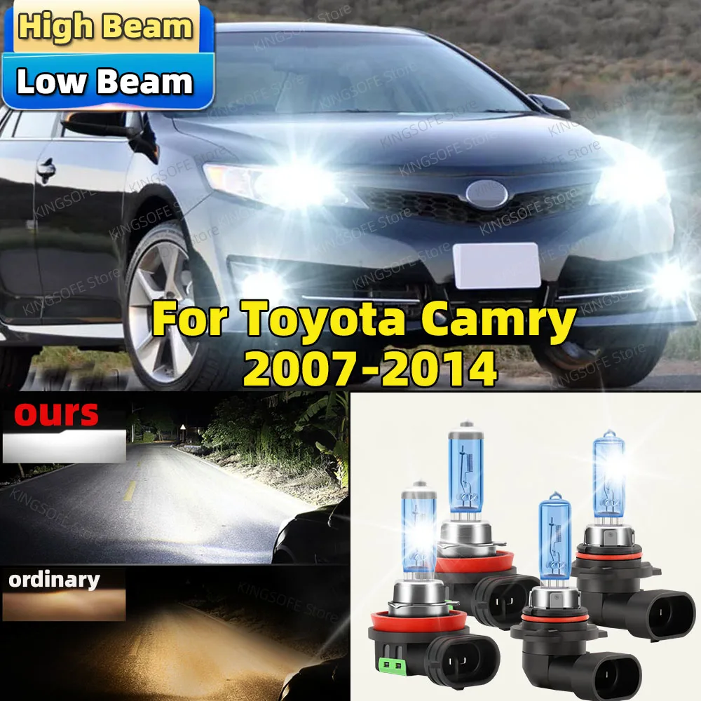 

4 шт. 12В галогенные лампы для фар с высокой яркостью для Toyota Camry 2007-2014