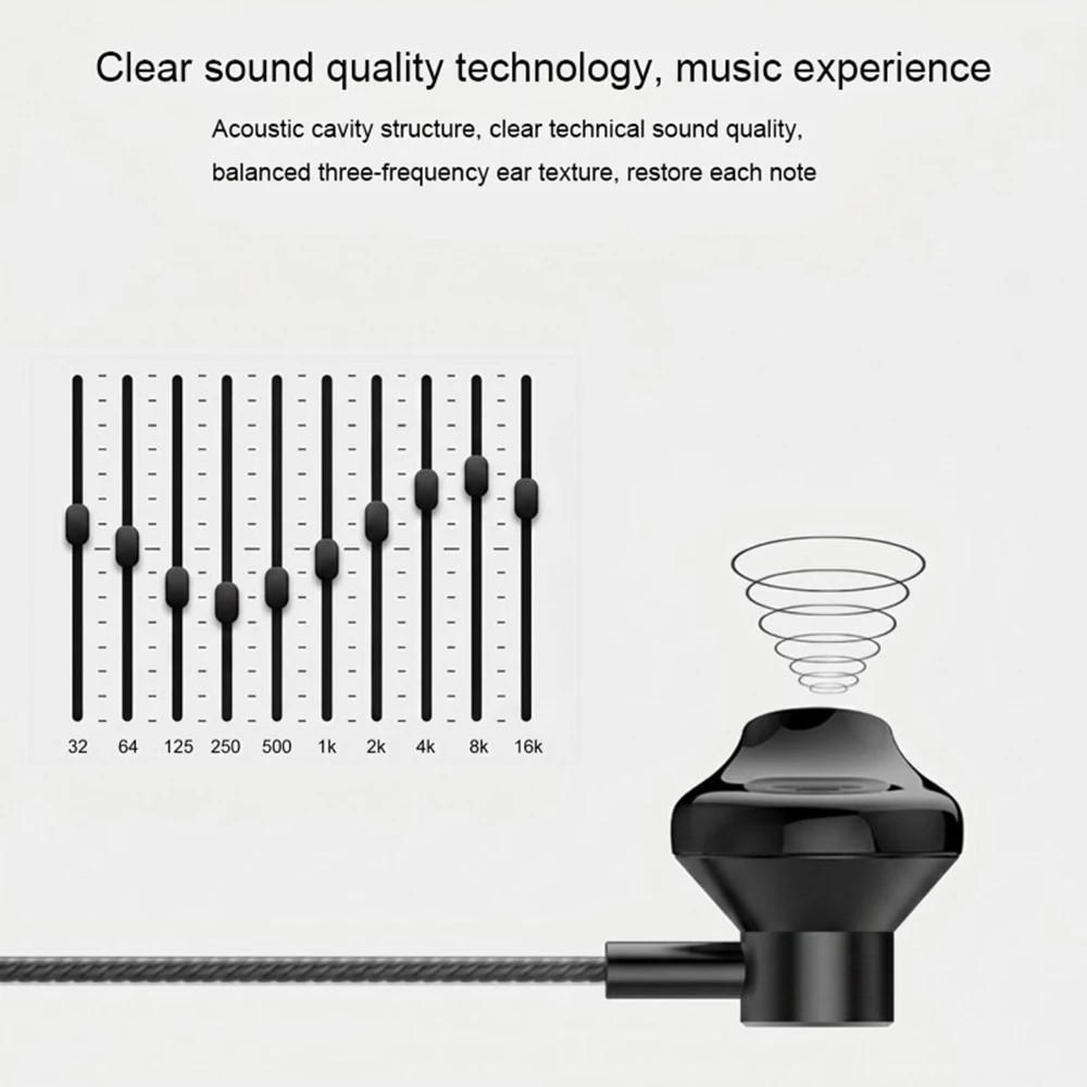 Auriculares In-Ear Lenyes LF112-AUX | Sonido Hi-Fi 14mm | Conector Jack 3.5mm | Micrófono Integrado | Latencia Cero