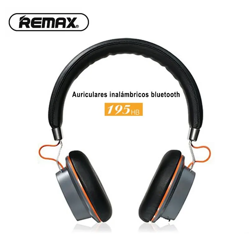 REMAX 195HB wireless bluetooth and stereo headset, built-in microphone and dual Superwoof bass music speaker