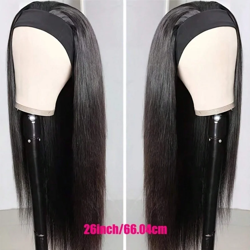 Thumbnail 4 - #71 Best Selling Human Hair Headband Wigs