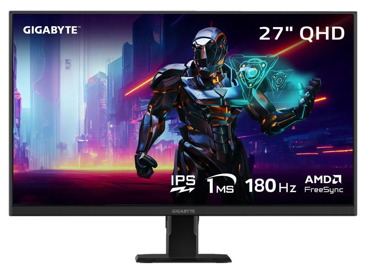 GIGABYTE 27 inch QHD 2K 1440P 180hz IPS with AMD FreeSync Premium 1ms HDR ready Gaming Computer Monitor GS27QA