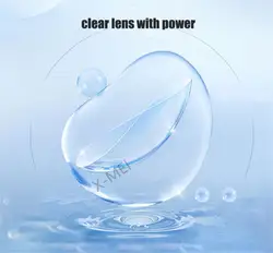 3pairs Clear Contact Lens With Diopters Transparent Colorless Contact Lenses Myopia Prescriptions Eye lens