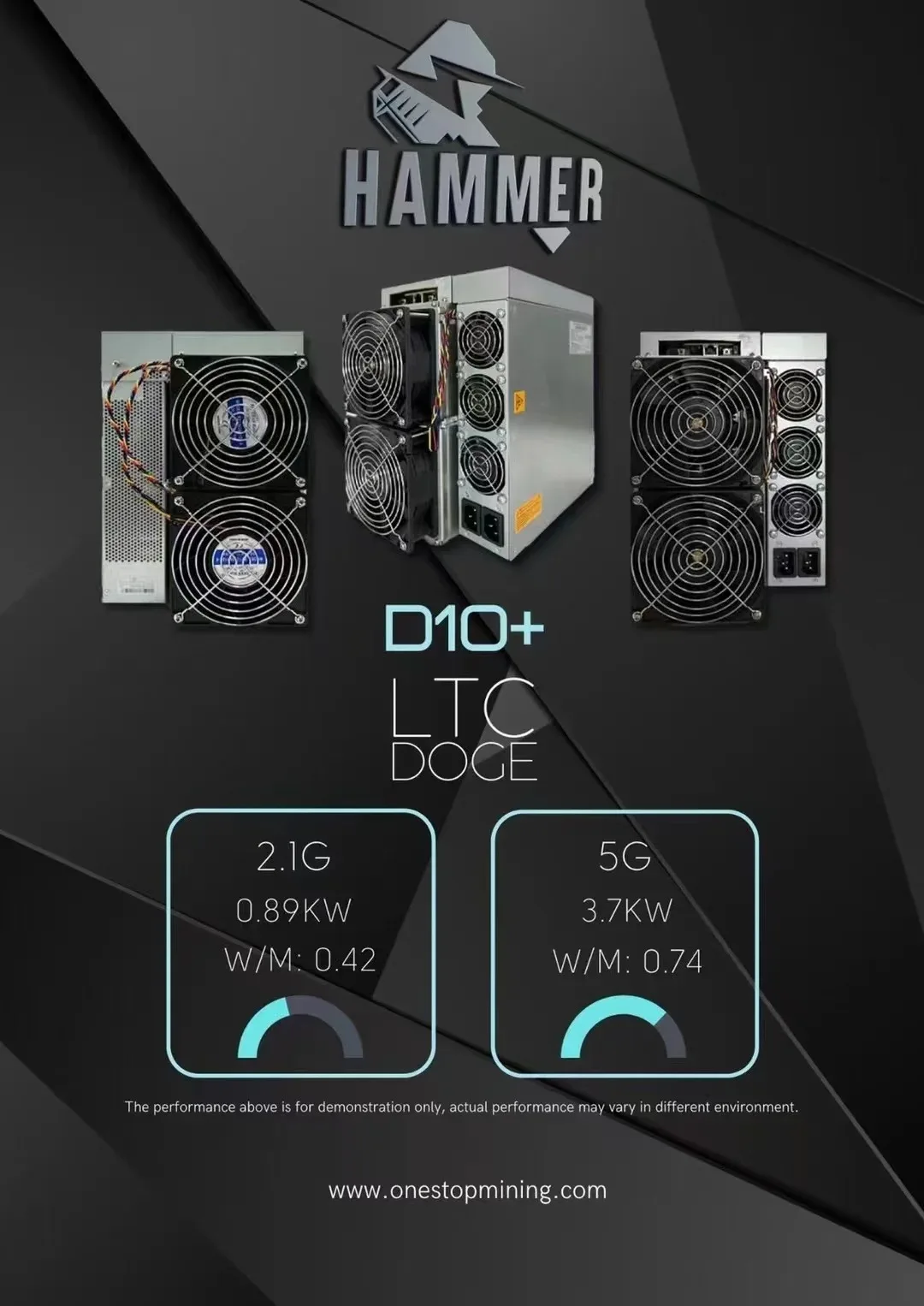 НОВЫЙ Hammer D10+ мощный быстрый возврат для майнинга Litecoin Dogecoin 5G 3700 Вт/2,1G 890 Вт