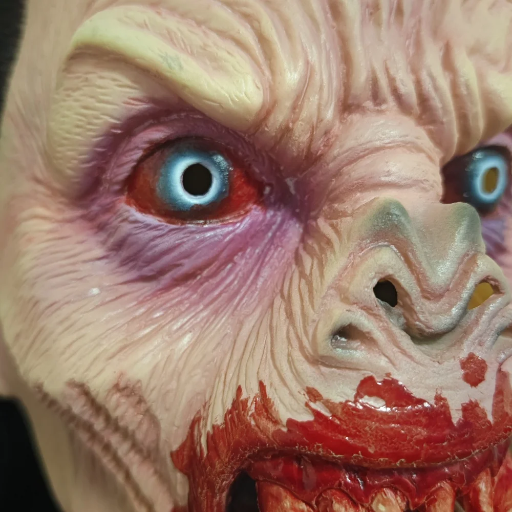 قناع مصاص دماء واقعي ومخيف للهالوين وحفلات التنكر وأفلام الرعب للبالغين