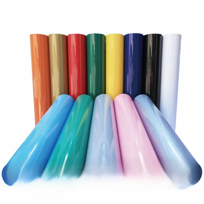 PU Warmteoverdracht Vinyl Opstrijkbaar T-shirt Textiel gesneden Film Hot Press Vinyl HTV Afdrukken voor Kledingstuk Stof Hoeden Tas Decor DIY - afbeelding 2
