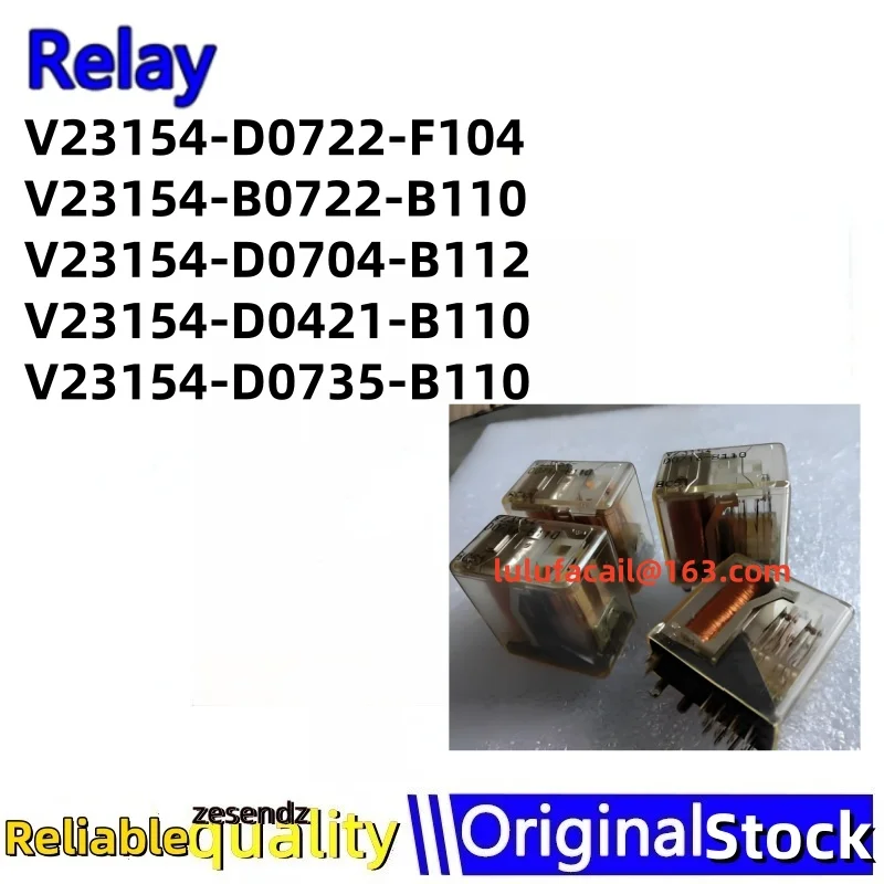 

1PCS V23154-D0722-F104 V23154-B0722-B110 V23154-D0704-B112 V23154-D0421-B110 V23154-D0735-B110