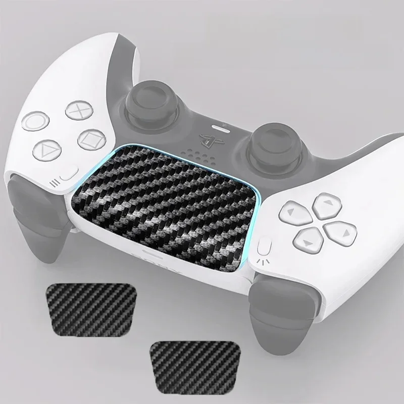Autocollant de peau pour contrôleur PS5, 2 pièces, couleur unie, autocollant à texture Multiple pour Playstation 5, autocollants de protection pour pavé tactile