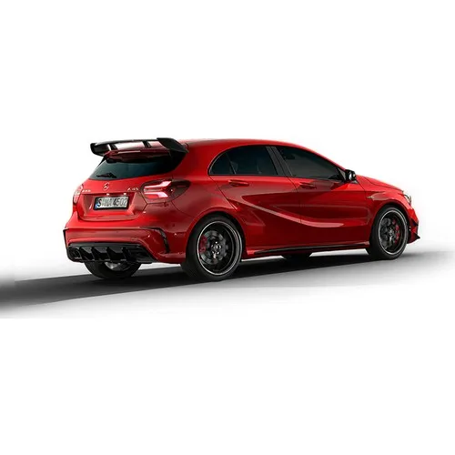 For Mercedes A-Class W176 (2015-2018) New A45 Diffuser (Plastic) AMG Cases - Stylish Rocker Hot Modified Mirror Antenna Spoiler