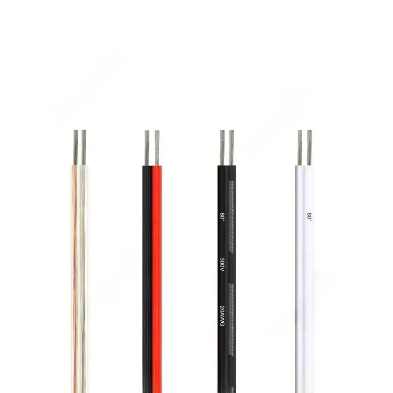 Câble de haut-parleur à 2 broches, fil électrique Transparent de 10m, 28 26 24 22 20 18 16 14 AWG pour Audio, éclairage LED, Home cinéma, ampli KTV