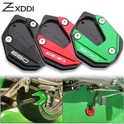 For Kawasaki Z 650 800 900 1000 z900 RS Z1000 SX Z650 2017-2024 2023 Motorcycle Side Stand enlarged plate Kickstand accessories