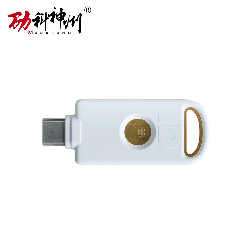 Identiv USB-C uTrust FIDO2 NFC Security Key - Two-Factor authentication Security Key for Supports Apple ID