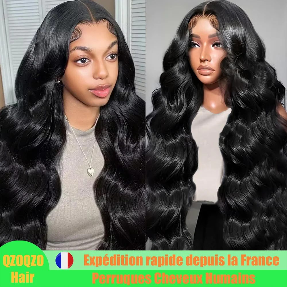 Parrucche in capelli umani con frontale in pizzo HD trasparente 30 32 pollici, onde naturali, brasiliane 13X4 13X6, densità 180, parrucche con frontale 360 per donna