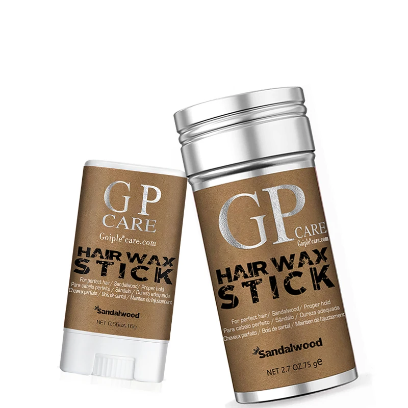 

GOIPLE Broken Hair Wax Slick Stick for Tames Flyaway Gel Wigs Edge Control Solid Styling Pomade for Bang Texture Smoothing Frizz