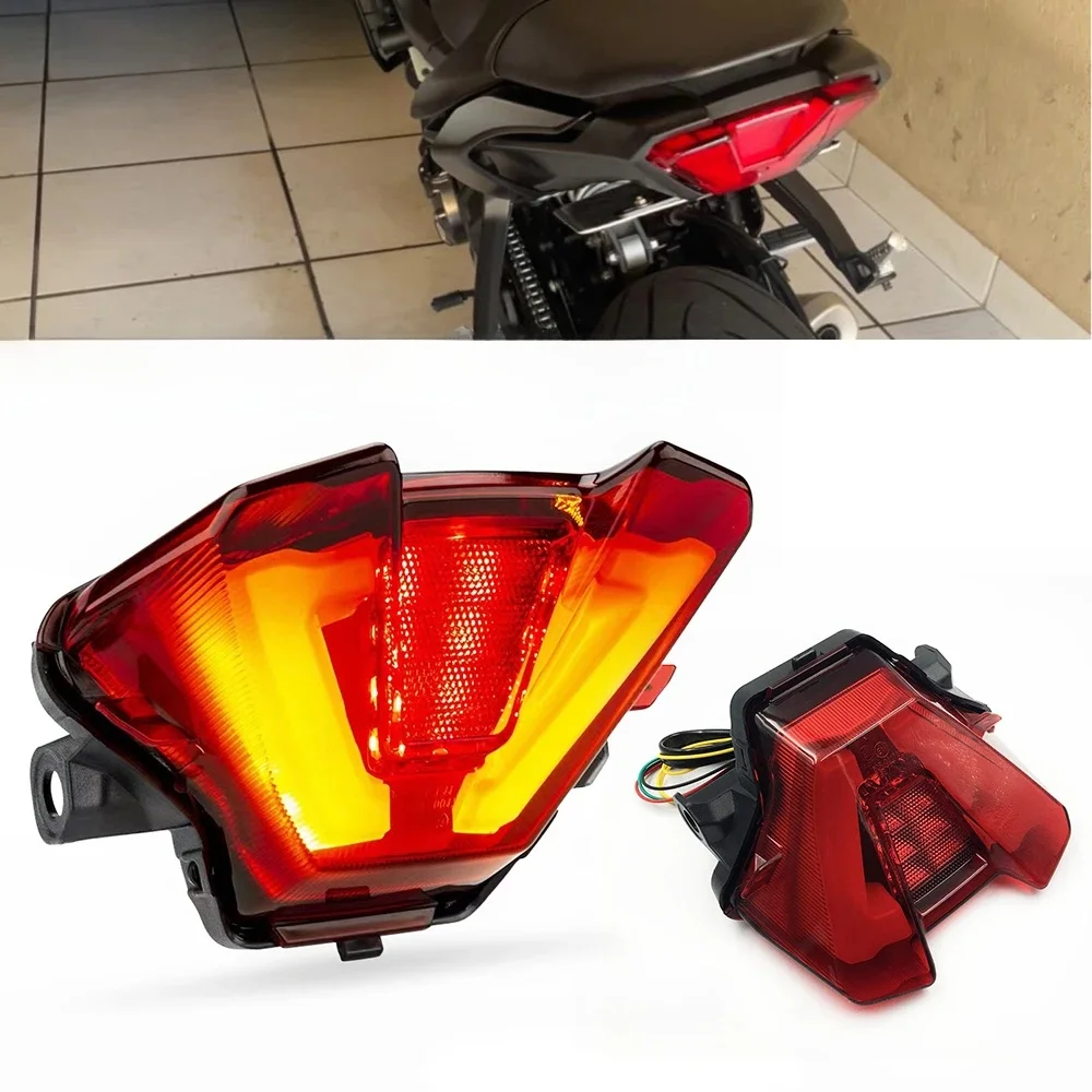 Feu arrière LED modifié pour moto Yamaha MT-07 MT07 MT 07 2018 – 2023, clignotant de frein, feux arrière intégrés