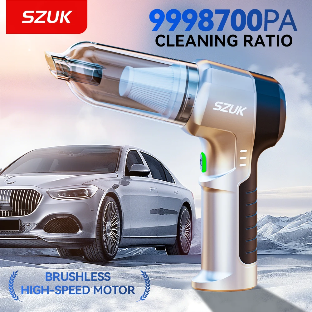 SZUK C017Max مكنسة كهربائية للسيارة Stong شفط لاسلكي محمول باليد مكنسة كهربائية قوية منفاخ الهواء آلة التنظيف مكنسه كهربائيه لاسلكيه，مكنسة كهربائيه للسيارة