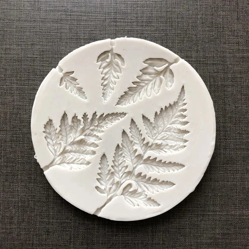 Fondant z liści Narzędzia do dekoracji ciast Palm Chocolate Candy Cupcake Formy do pieczenia — zdjęcie 2