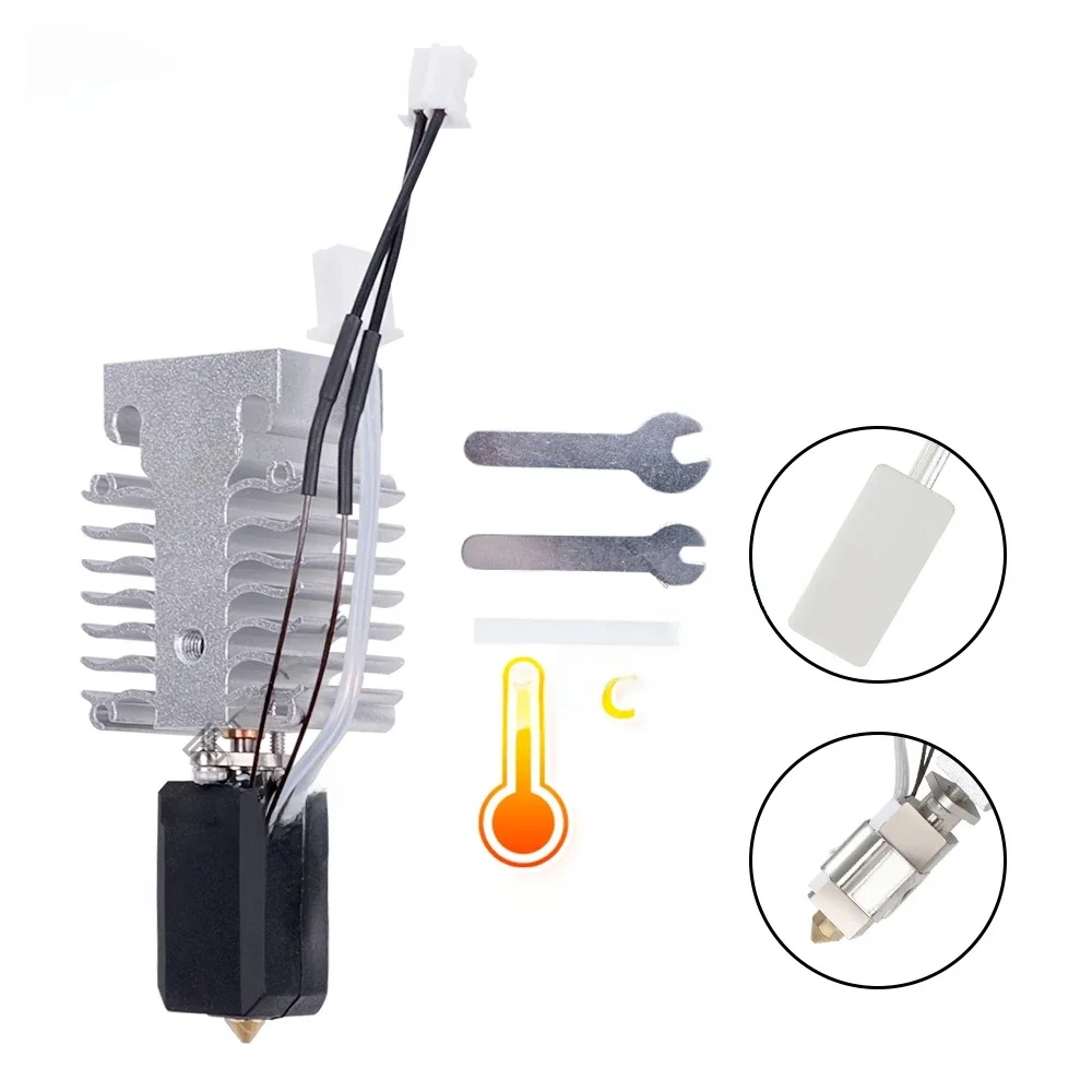 Zestaw Hotend do Creality Ender 3 V3 SE 24V 60W Grzałka ceramiczna Termistor Zestaw Hot End Części do drukarek 3D Zestaw dysz Blok grzewczy — zdjęcie produktu 7