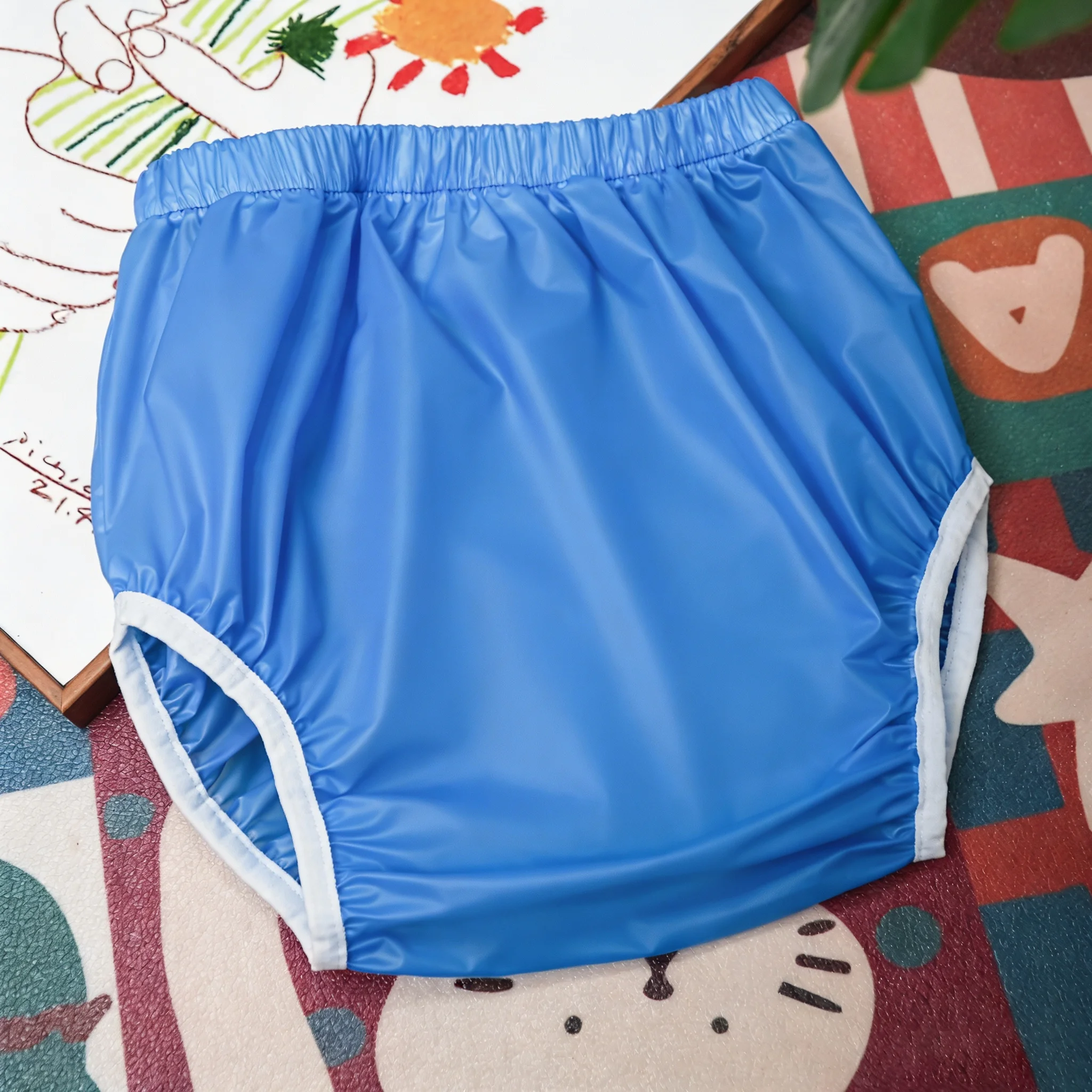 2Pcs Adult TPU Incontinence Diaper Pants Waterproof Reusable Diaper Pants Leakproof Large Size Easy To Clean For Elderly Care