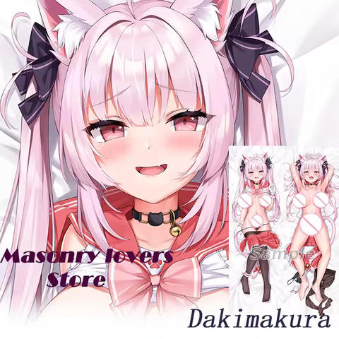 Dakimakura Anime Cat ear loli girl Double-sided Print Life-size Body Pillow gift