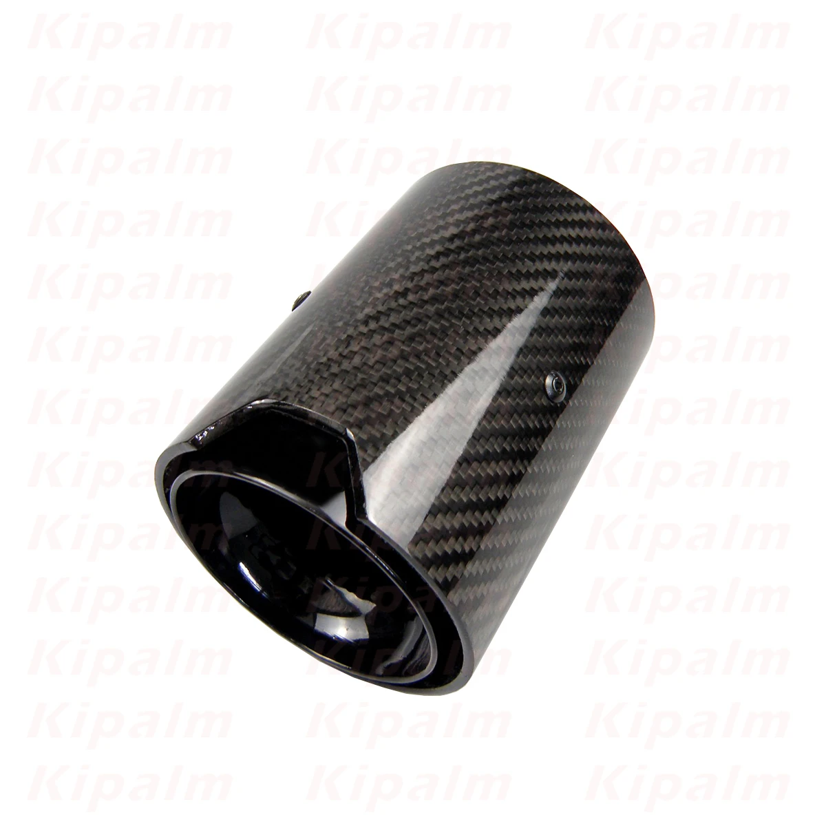 

1 Piece M Performance Glossy Carbon Fiber Exhaust Tip M Logo Muffler Tip Stainless Steel for BMW Muffler Nozzles Tail