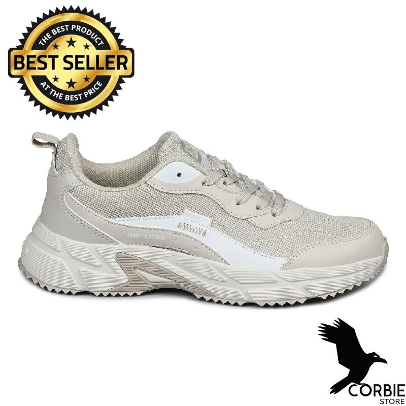 

Womens Sports Shoes Beige Jump 28066