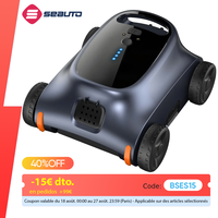 [180 Mins Running Up to 2000 Sq.ft] Grennix Cordless Pool Vacuum 50,000 Pa Powerful Suction for In Ground Flat Pools